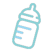 Baby bottle icon